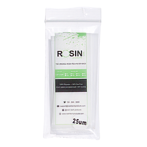 Rosin Tech Filter Bags  1.25 x 3.25" 10pack - Good Vibes Distribution