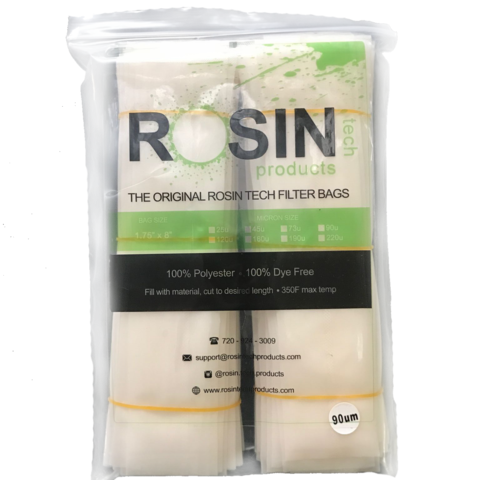 Rosin Tech Filter Bags 1.75" x 8" - 100pack - Good Vibes Distribution