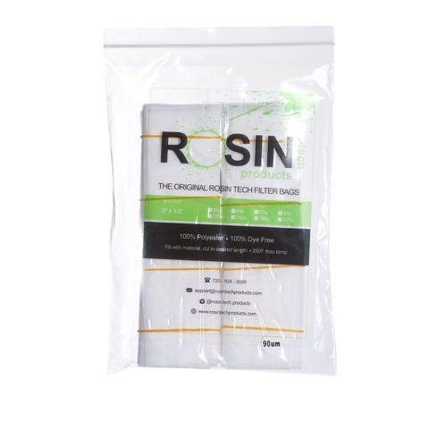 Rosin Tech Filter Bags 2" x 3.5" - 100pack - Good Vibes Distribution