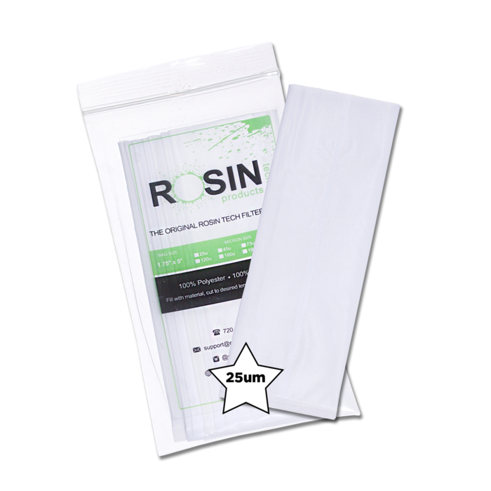 Rosin Tech Filter Bags 1.75" x 5" 10pack - Good Vibes Distribution