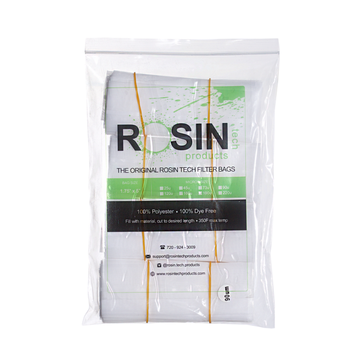 Rosin Tech Filter Bags 1.75" x 5" 10pack - Good Vibes Distribution