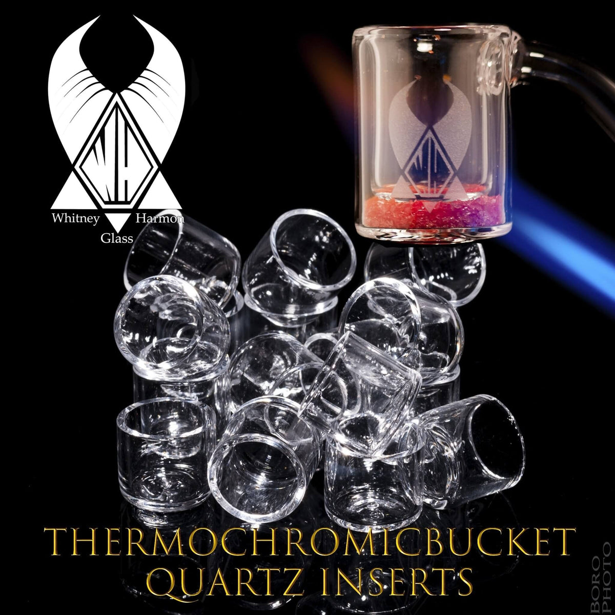 Quartz Insertable Quartz Inserts for the Thermochromic Bucket – Good Vibes Distribution